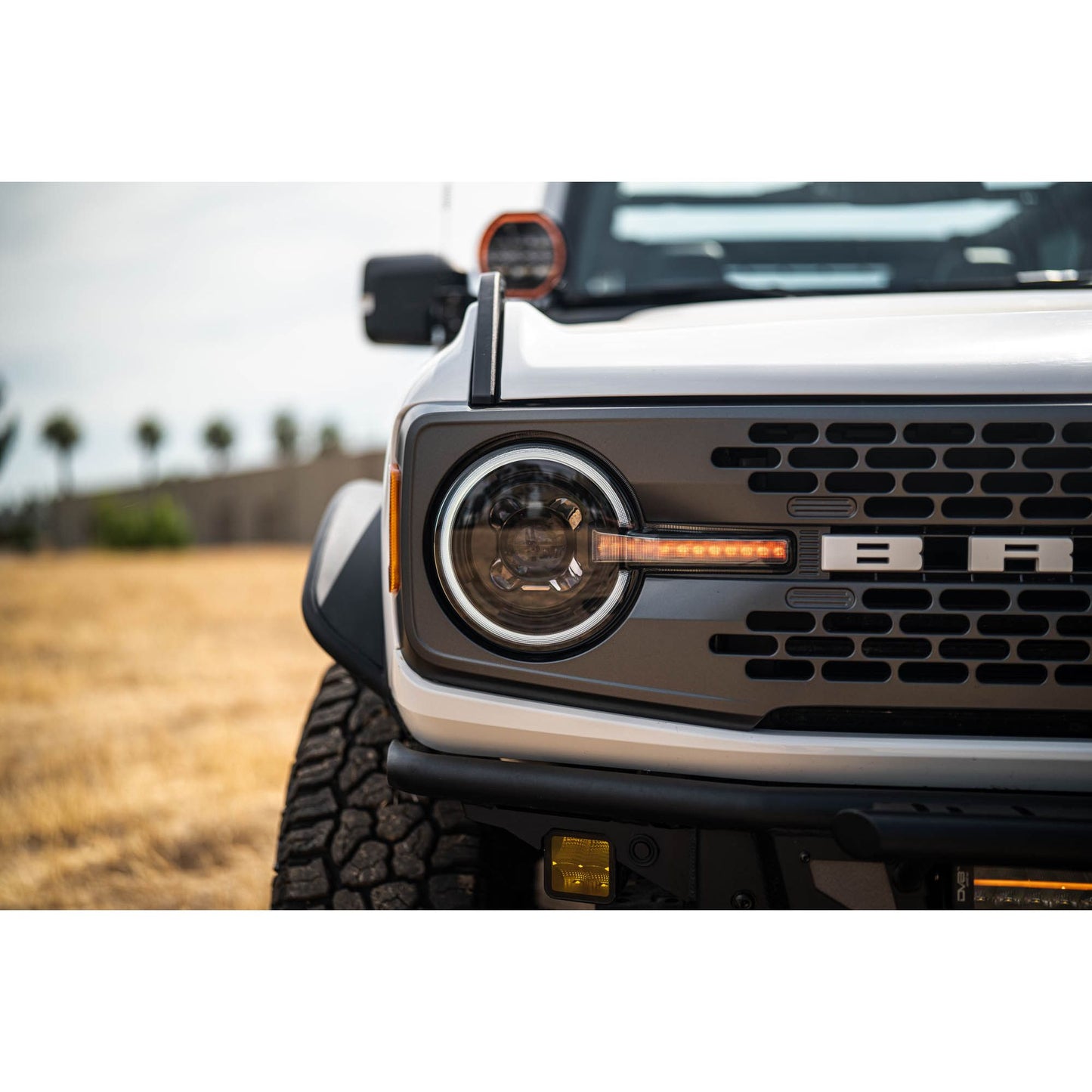 DV8 OFF-ROAD | 2021 2025 Ford Bronco Black Headlights  | HLCBR-01