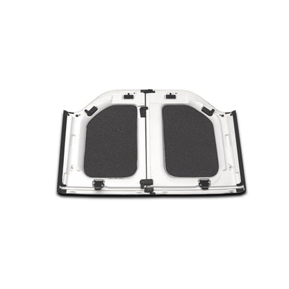 BedRug Jeep Headliner 07-10 JK Unlimited 4 door Headliner Kit 4 pc. Kit Intended For Hard Top Bed Liner - Charcoal (HLJK074DRK) installation view.
