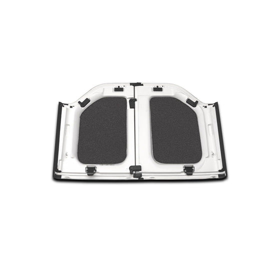 BedRug Jeep Headliner 07-10 JK Unlimited 4 door Headliner Kit 4 pc. Kit Intended For Hard Top Bed Liner - Charcoal (HLJK074DRK) installation view.