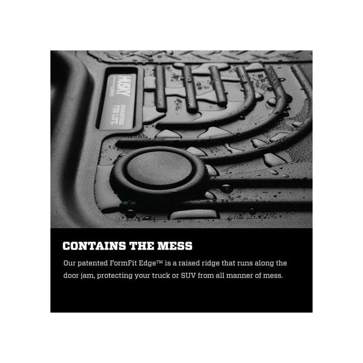 Husky Liners | Weatherbeater Front & 2nd Seat Floor Liners For 2009-2024 Ram 1500/2500/3500 Husky Liners | 99001 close-up detail