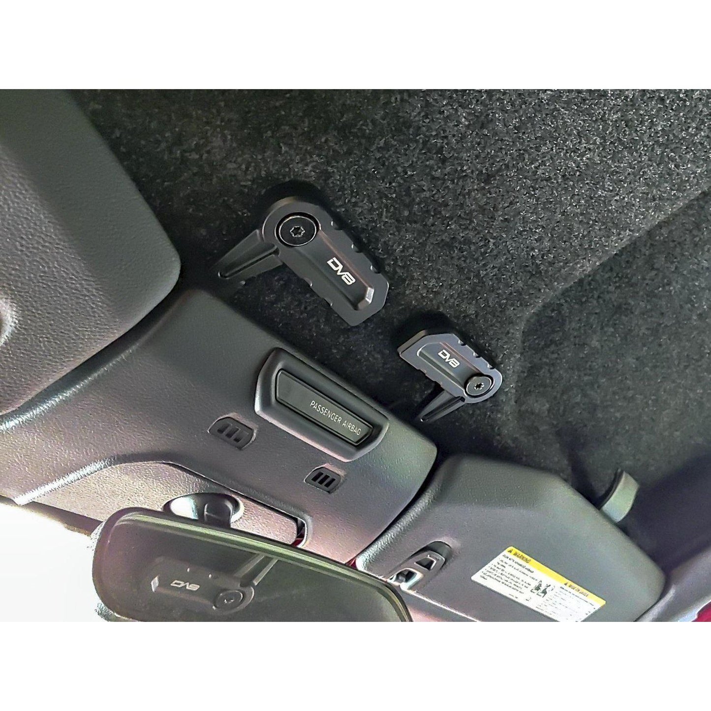 DV8 OFF-ROAD | 2018 2025 Jeep Wrangler JL & Gladiator JT JLU Billet T Handles for Hard Top  | HTJL-H