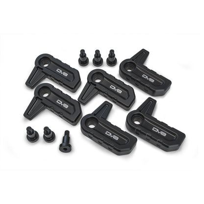 DV8 OFF-ROAD | 2018 2025 Jeep Wrangler JL & Gladiator JT JLU Billet T Handles for Hard Top  | HTJL-H