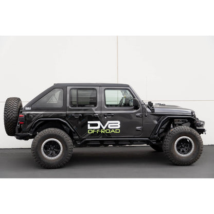 DV8 OFF-ROAD | 2018 2025 Jeep Wrangler JLU 4 Door Razor Series Fastback Hard Top  | HTJL02-B
