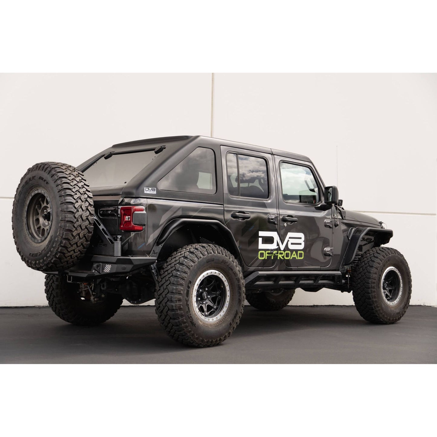 DV8 OFF-ROAD | 2018 2025 Jeep Wrangler JLU 4 Door Razor Series Fastback Hard Top  | HTJL02-B