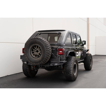 DV8 OFF-ROAD | 2018 2025 Jeep Wrangler JLU 4 Door Razor Series Fastback Hard Top  | HTJL02-B