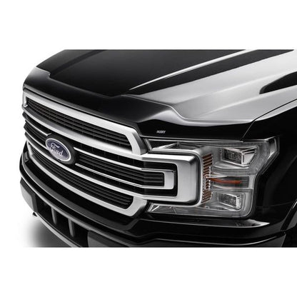 Husky Liners | Aeroskin Hood Protector Smoke For 2021-2026 F-150 Husky Liners | 2842196 installed on a Ford F-150.