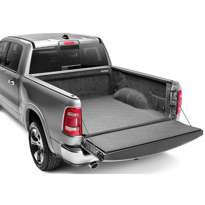 BedRug 07-18 Silverado/Sierra 5'8" Bed Impact Bed Liner w/ Tailgate Mat - Charcoal (ILC07CCK) installed in truck bed