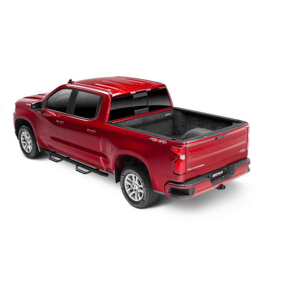 BedRug 19+ - Charcoal (New Body Style) Silverado/Sierra 5'8" Bed w/o Multi-Pro Tailgate w/o Carbonpro Bed Impact Bed Liner w/ Tailgate Mat