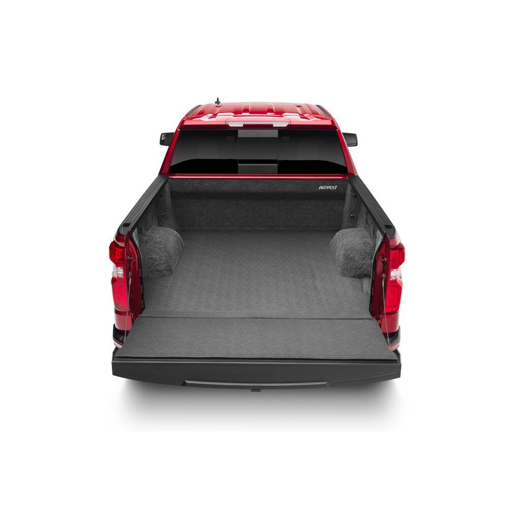 BedRug 19+ - Charcoal (New Body Style) Silverado/Sierra 6'6" Bed w/ Multi-Pro Tailgate w/o Carbonpro Bed Impact Bed Liner w/ Tailgate Mat