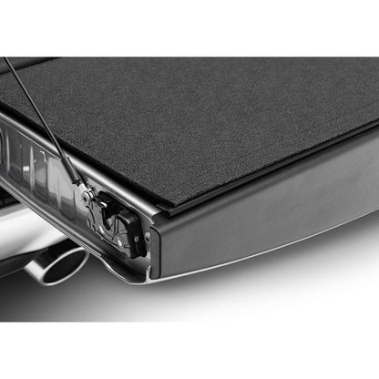 BedRug 2015-2025 Ford F-150 6'7" Bed Impact Bed Liner w/ Tailgate Mat - Charcoal (ILQ15SBK) close-up view.