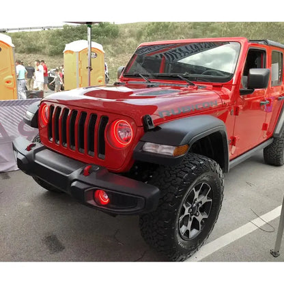 ORACLE Lighting | Surface Mount Headlight Halo Kits | Wrangler JL / Gladiator JT | Select Kit Options