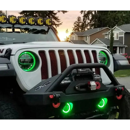 ORACLE Lighting | RGB+W Headlight DRL Upgrade | Wrangler JL / Gladiator JT | 1346-334, 1346-504, 1346-335
