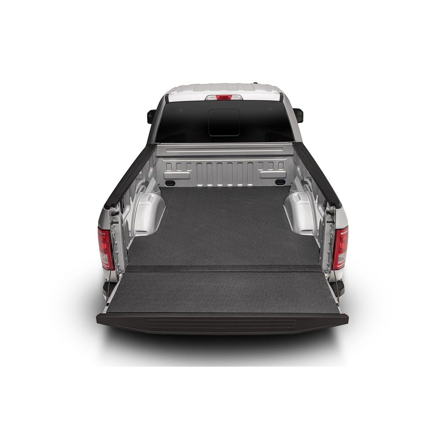 BedRug 17-23 Ford Super Duty 6.5' Bed Impact Bed Mat - Charcoal (IMQ17SBS) installed in truck bed.