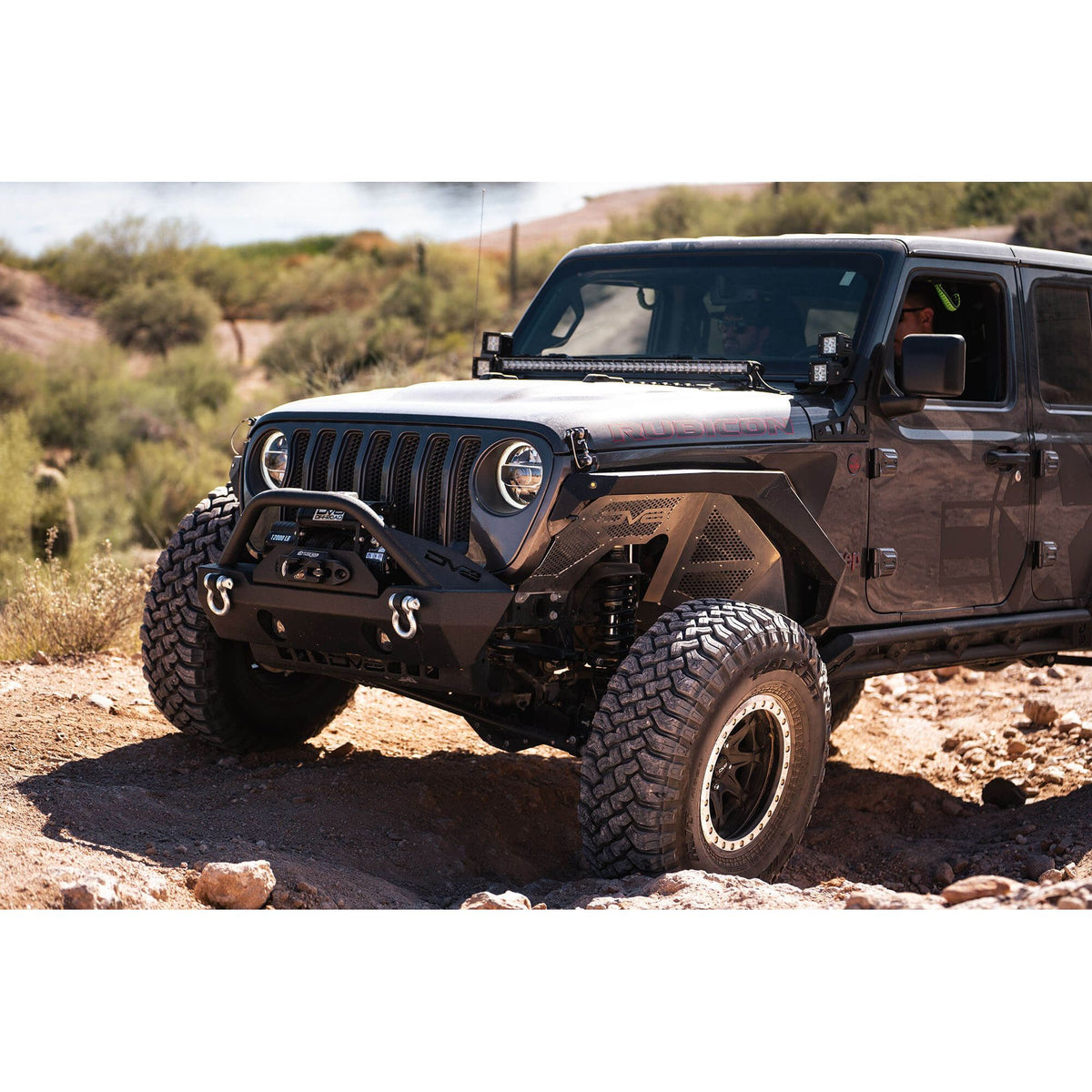 DV8 OFF-ROAD | 2018 2023 Jeep Wrangler JL JLU Gladiator JT Front Inner Fenders  | INFEND-03FB