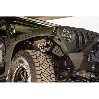 DV8 OFF-ROAD | 2018 2023 Jeep Wrangler JL JLU Gladiator JT Front Inner Fenders  | INFEND-03FB