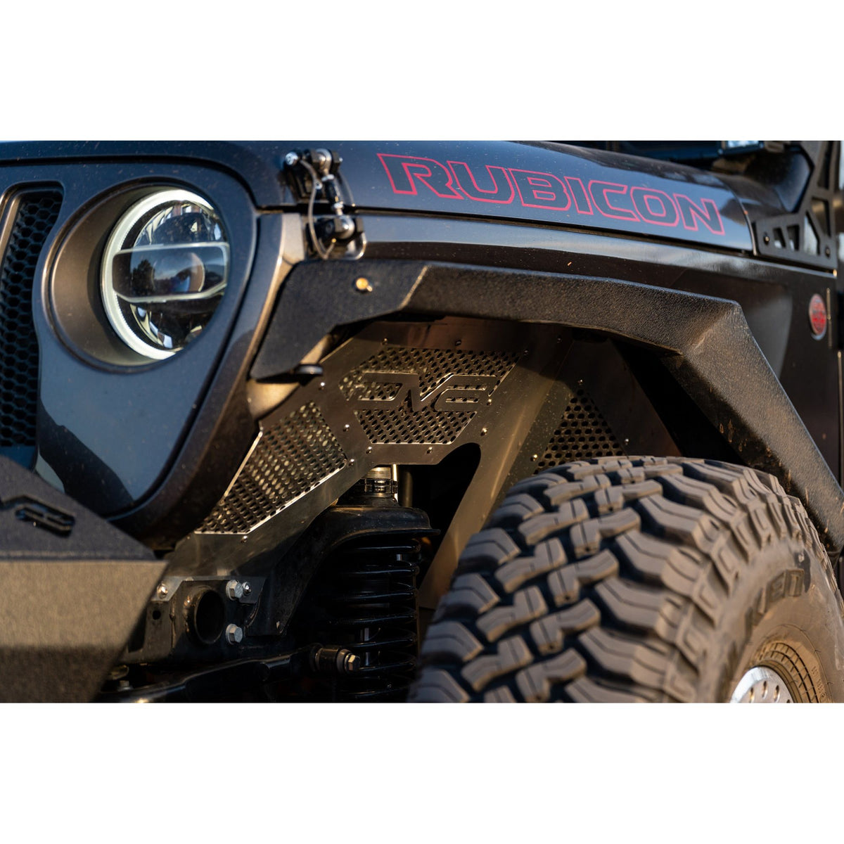 DV8 OFF-ROAD | 2018 2023 Jeep Wrangler JL JLU Gladiator JT Front Inner Fenders  | INFEND-03FB