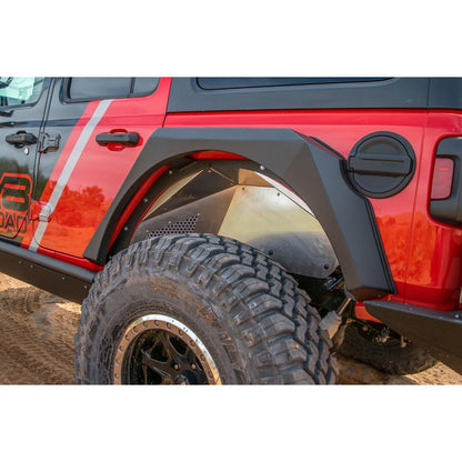 DV8 OFF-ROAD INFEND-03RB DV8 Offroad INFEND-03RB 2018 for 2023 Jeep Wrangler JL JLU Rear