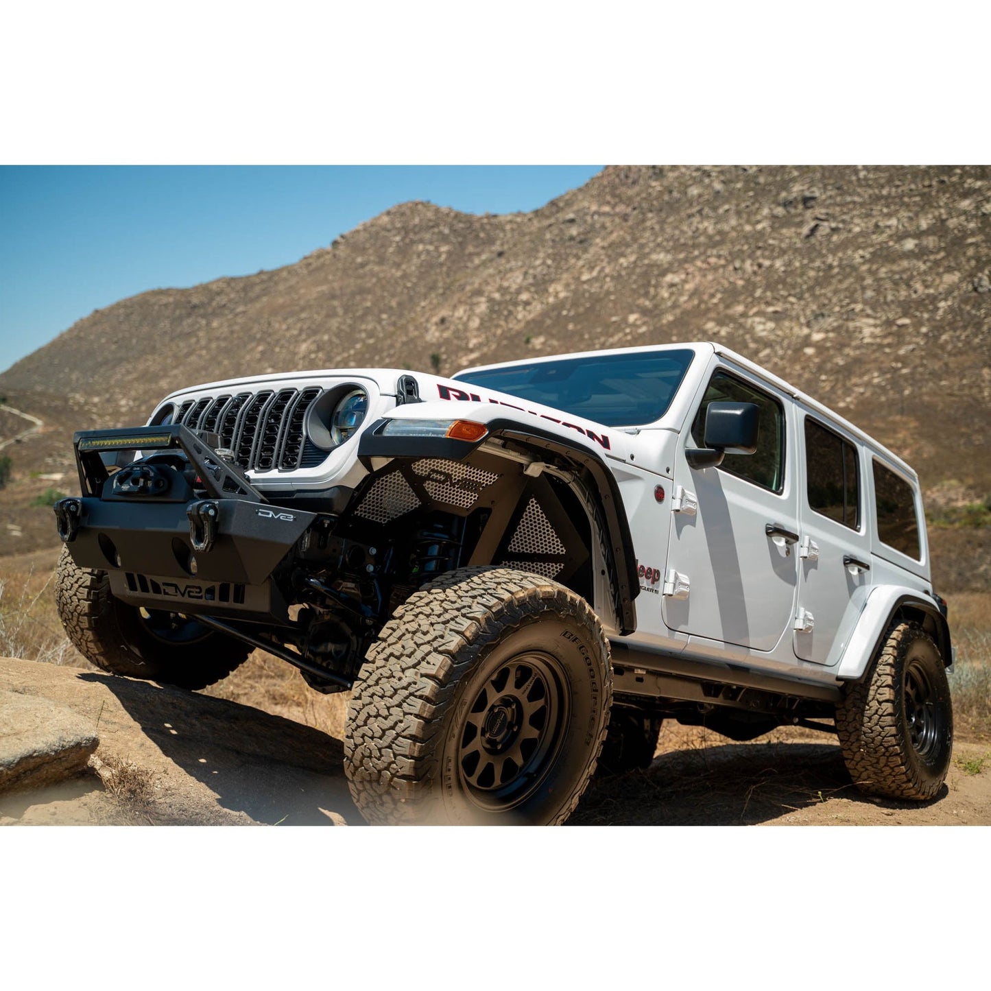 DV8 OFF-ROAD | 2018 2025 Jeep Wrangler JL JLU Gladiator JT Front Inner Fenders  | INFEND-06FB