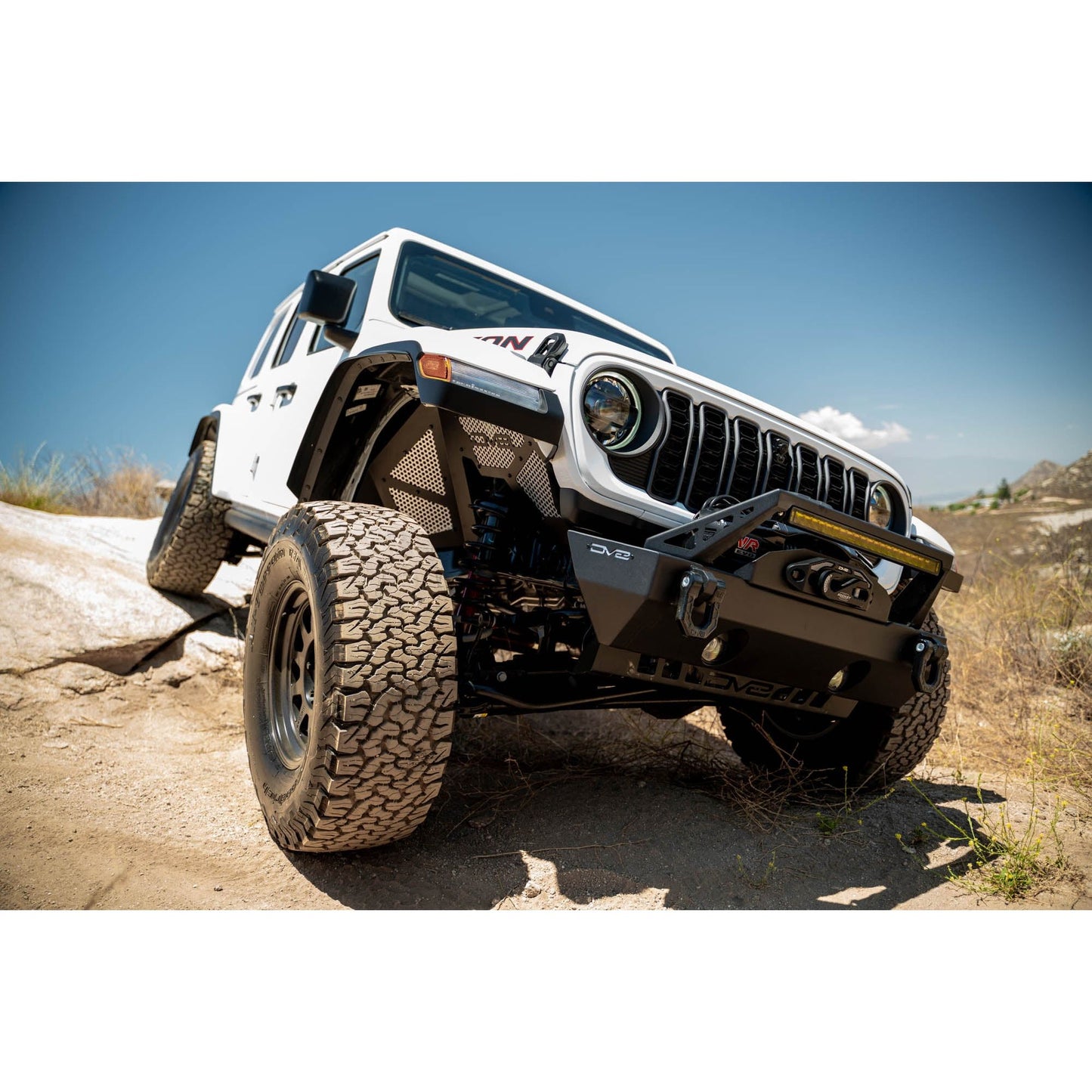 DV8 OFF-ROAD | 2018 2025 Jeep Wrangler JL JLU Gladiator JT Front Inner Fenders  | INFEND-06FB