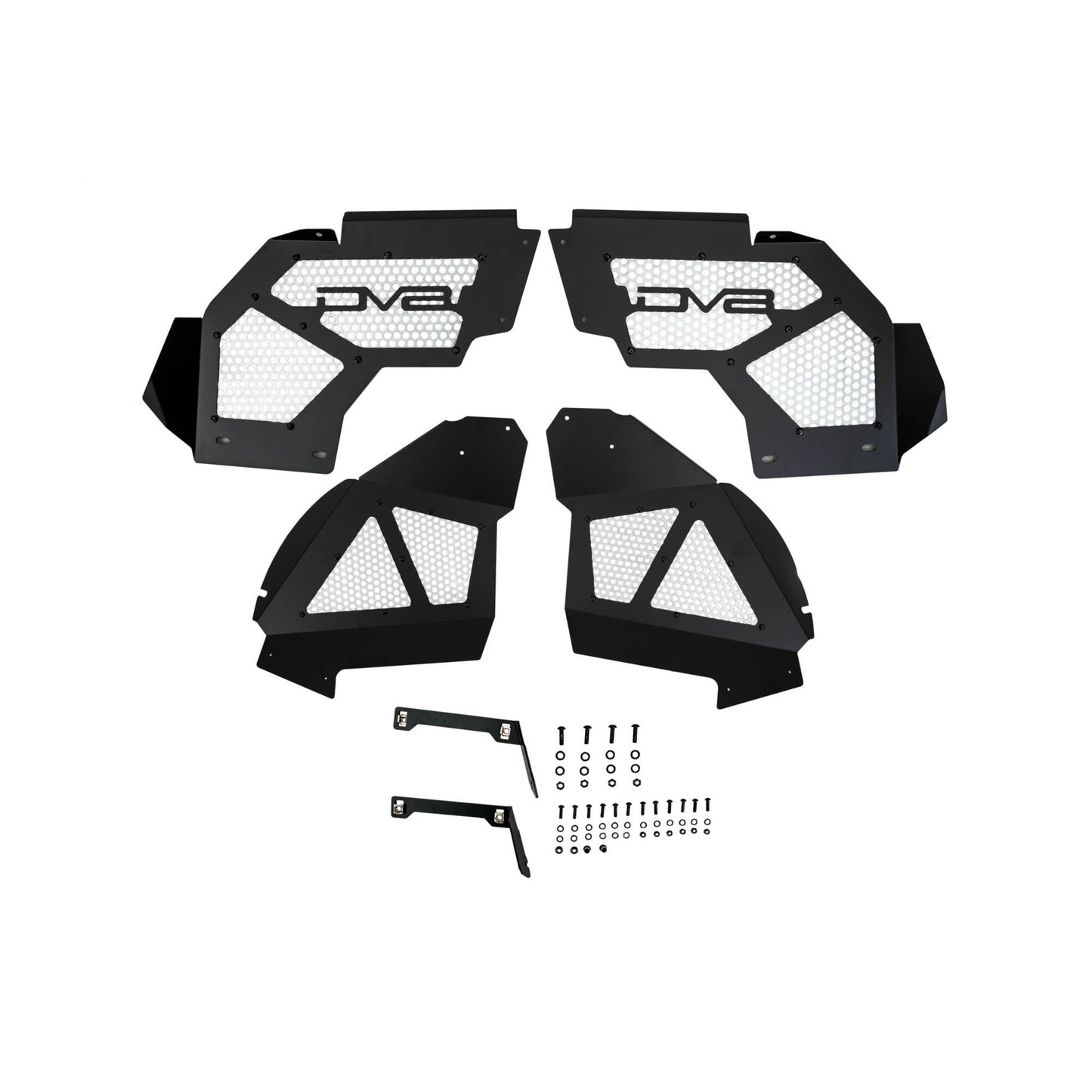 DV8 OFF-ROAD | 2018 2025 Jeep Wrangler JL JLU Gladiator JT Front Inner Fenders  | INFEND-06FB