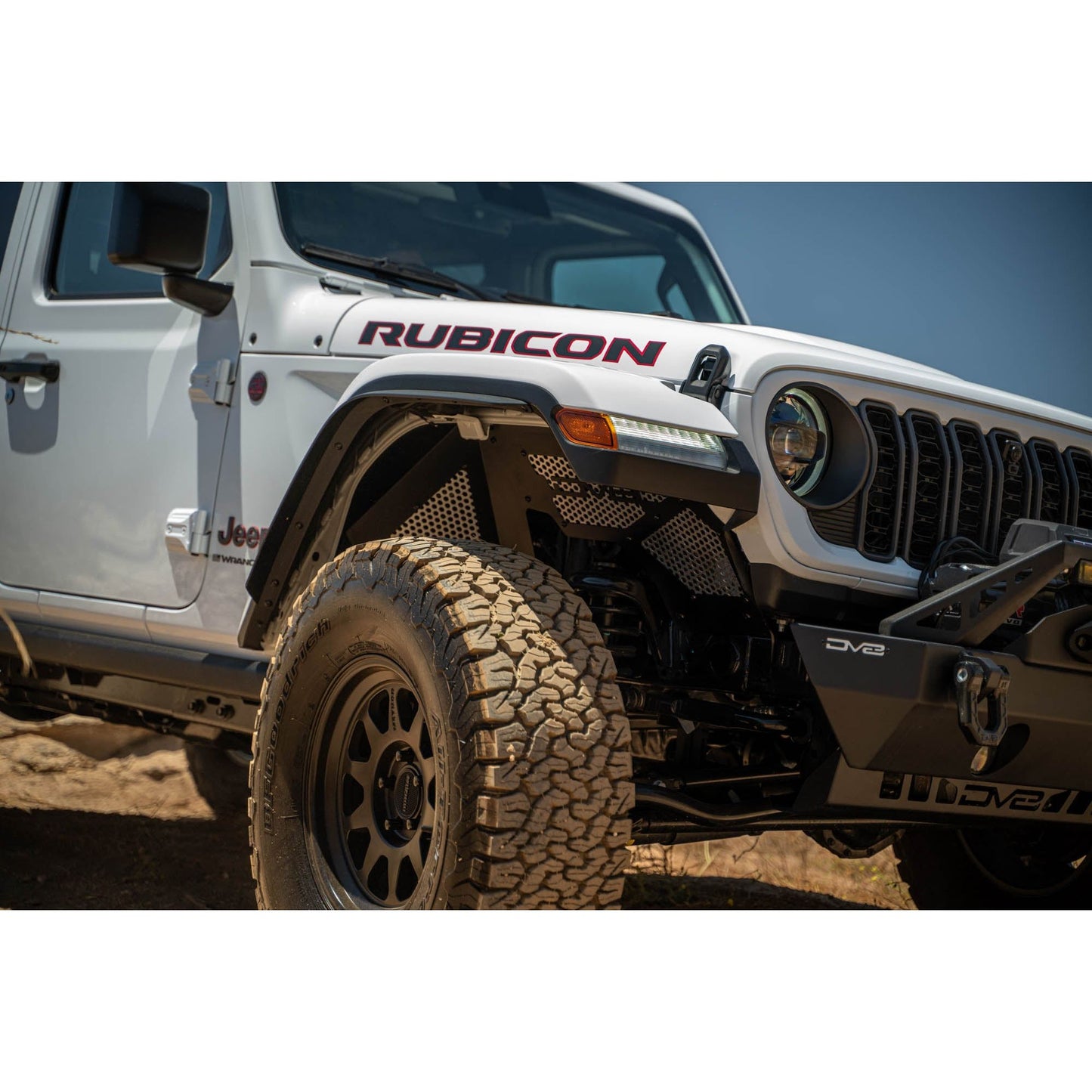 DV8 OFF-ROAD | 2018 2025 Jeep Wrangler JL JLU Gladiator JT Front Inner Fenders  | INFEND-06FB