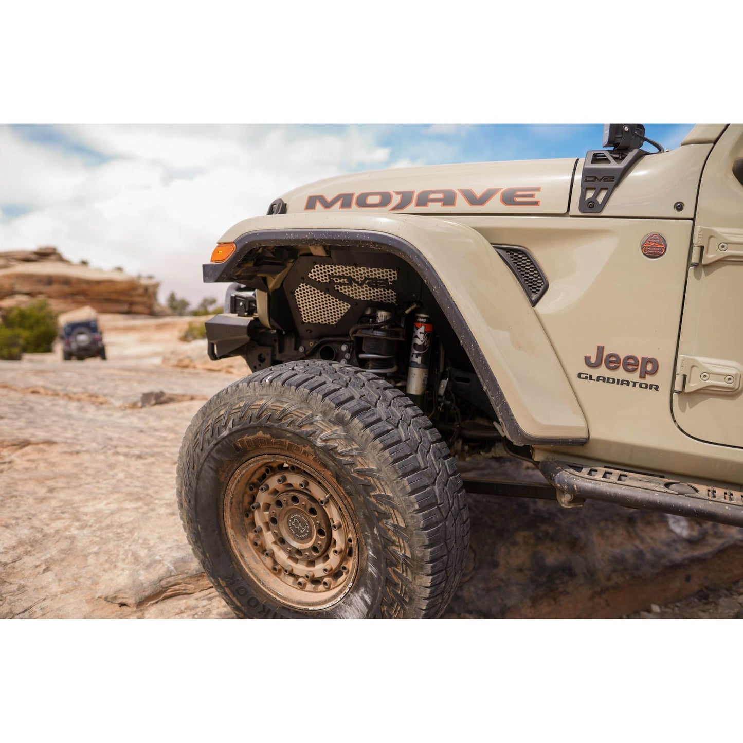 DV8 OFF-ROAD | 2018 2025 Jeep Wrangler JL JLU Gladiator JT Front Inner Fenders  | INFEND-06FB