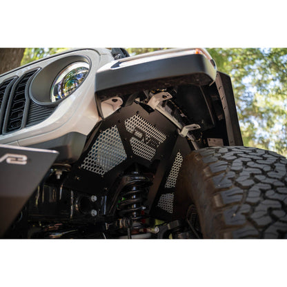 DV8 OFF-ROAD | 2018 2025 Jeep Wrangler JL JLU Gladiator JT Front Inner Fenders  | INFEND-06FB