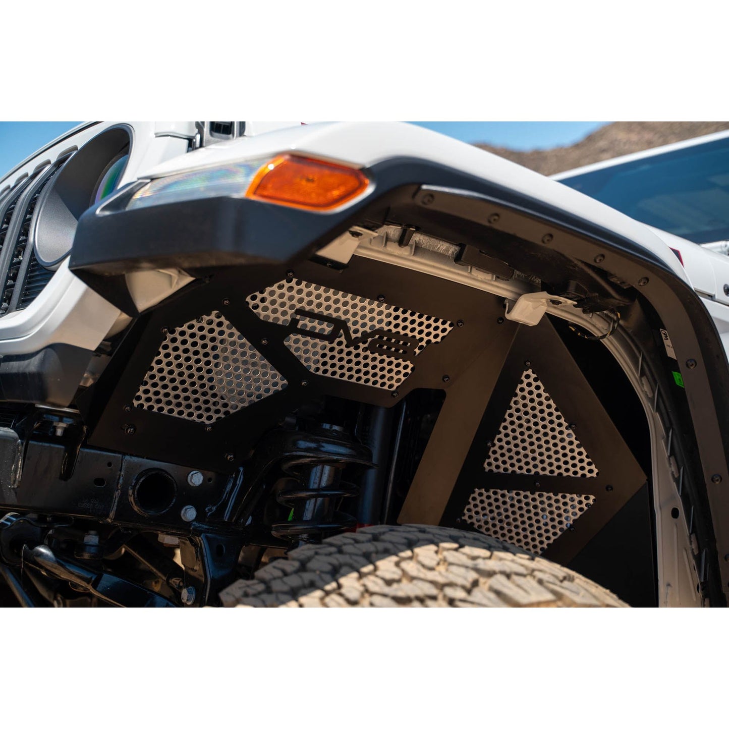 DV8 OFF-ROAD | 2018 2025 Jeep Wrangler JL JLU Gladiator JT Front Inner Fenders  | INFEND-06FB