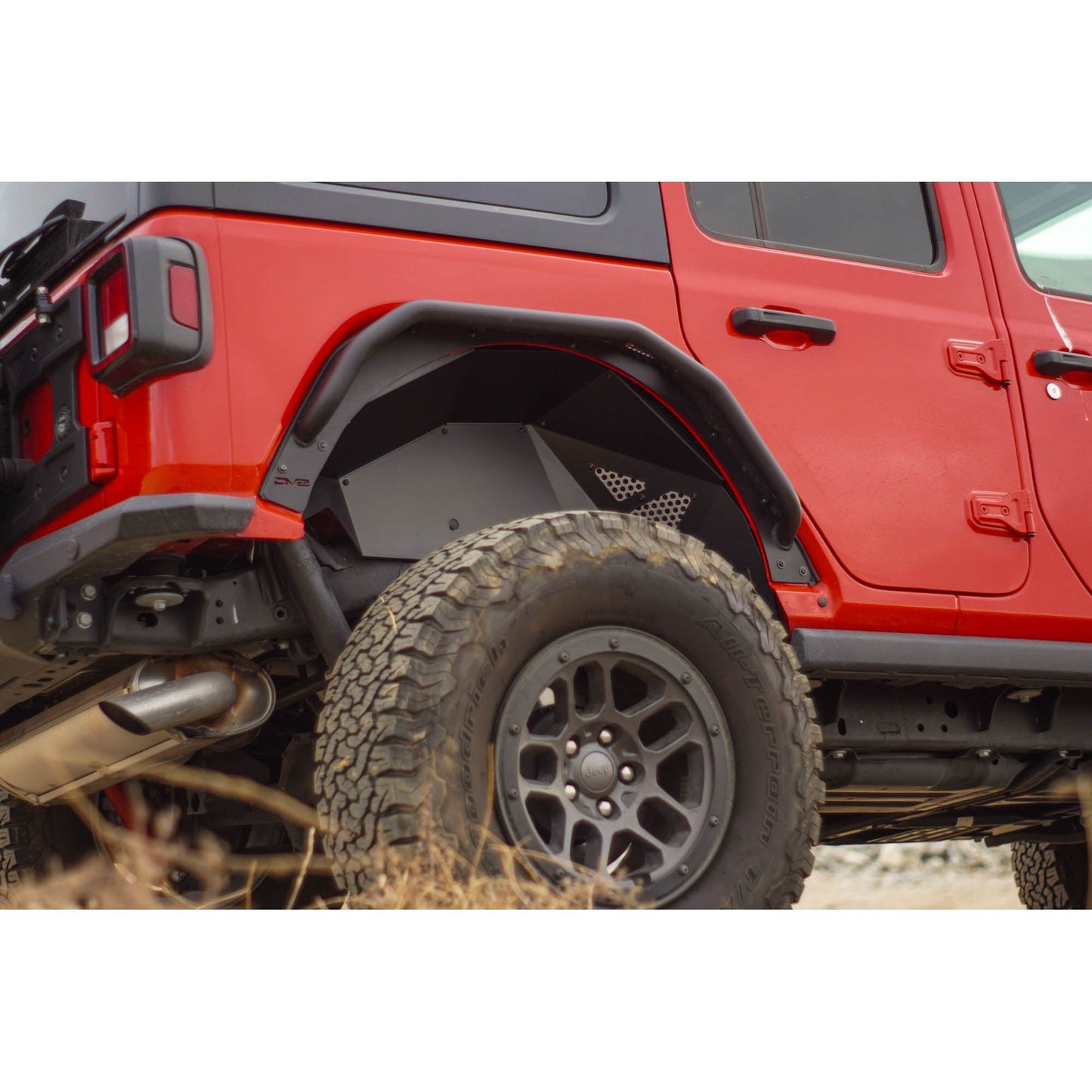 DV8 OFF-ROAD | 2018 2024 Jeep Wrangler JL JLU Rear Inner Fenders  | INFEND-06RB