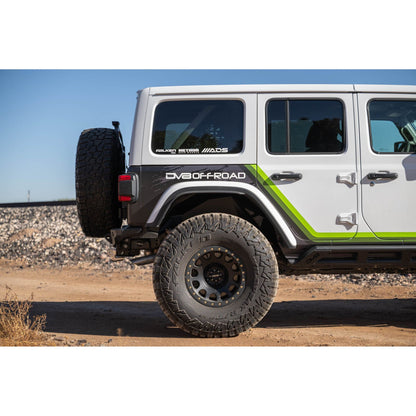 DV8 OFF-ROAD | 2018 2024 Jeep Wrangler JL JLU Rear Inner Fenders  | INFEND-06RB