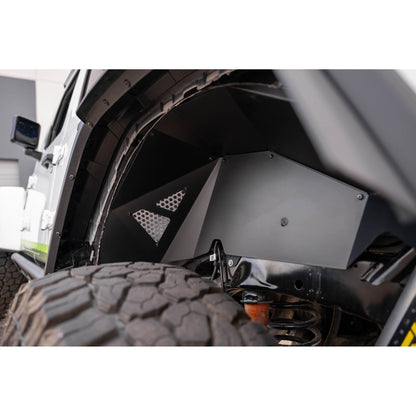 DV8 OFF-ROAD | 2018 2024 Jeep Wrangler JL JLU Rear Inner Fenders  | INFEND-06RB