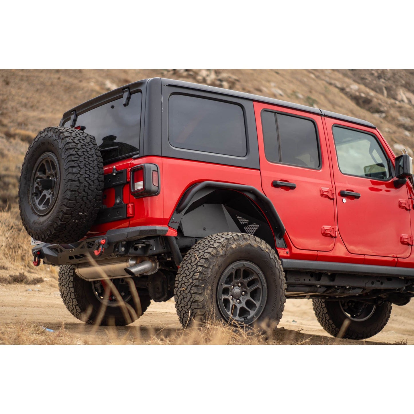 DV8 OFF-ROAD | 2018 2024 Jeep Wrangler JL JLU Rear Inner Fenders  | INFEND-06RB