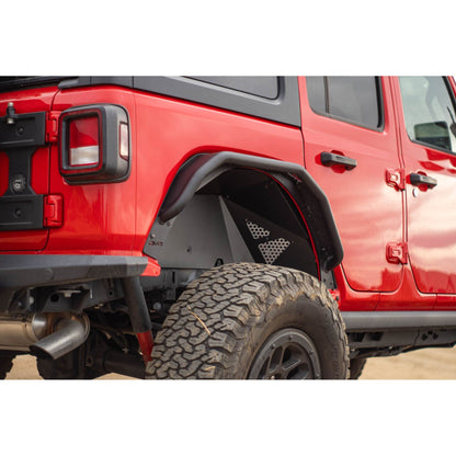 DV8 OFF-ROAD | 2018 2024 Jeep Wrangler JL JLU Rear Inner Fenders  | INFEND-06RB