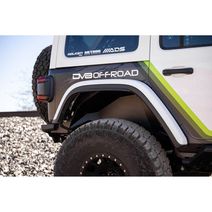 DV8 OFF-ROAD | 2018 2024 Jeep Wrangler JL JLU Rear Inner Fenders  | INFEND-06RB