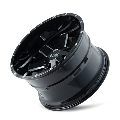 ION ALLOY 141 GLOSS BLACK MILLED
