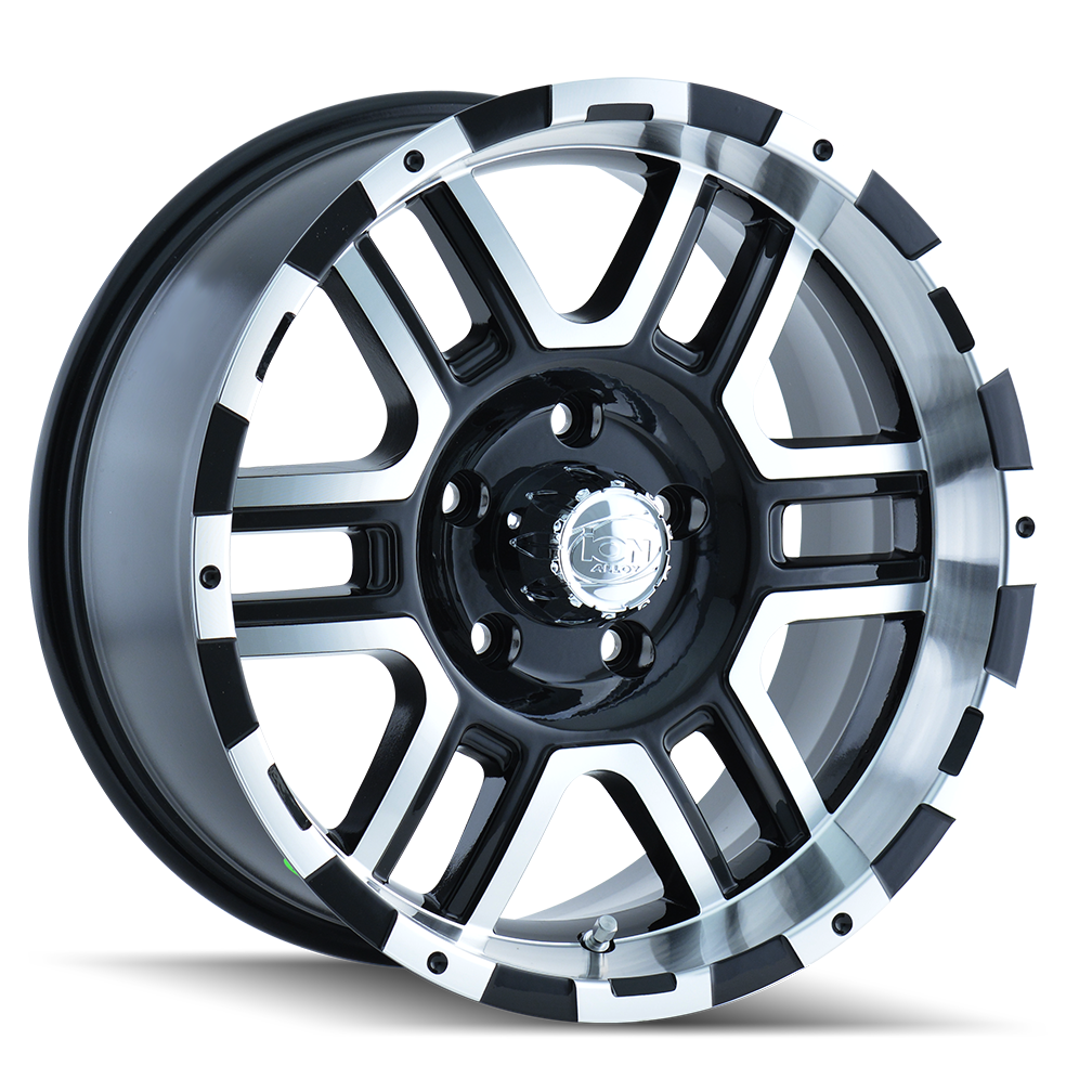ION ALLOY 179 SATIN BLACK MACHINED