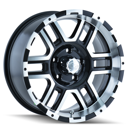 ION ALLOY 179 SATIN BLACK MACHINED