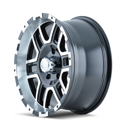 ION ALLOY 179 SATIN BLACK MACHINED