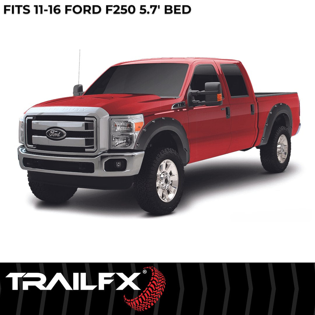TrailFX 2011–2016 Pocket Style Fender Flares for Ford F250 (TFF3005S) - product image 7