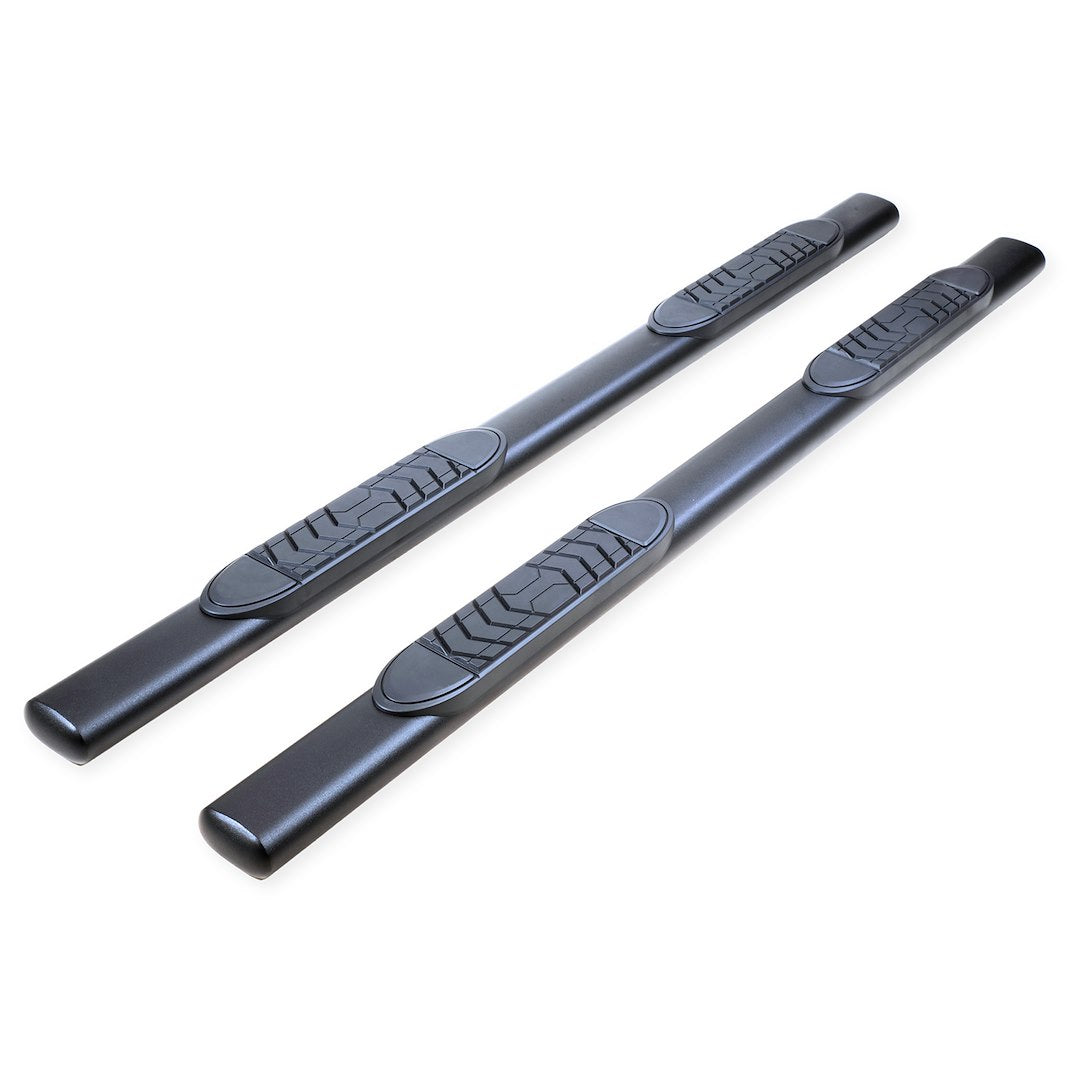 TrailFX 2021–2026 5" Oval Straight Step Bar For Jeep Gladiator- Black (A7099B) - product image 1