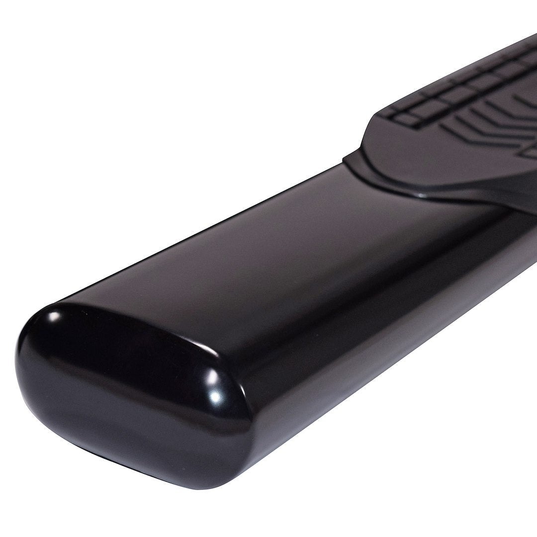 TrailFX 2019–2026 6" Oval Bent Step Bar For GM Silverado/Sierra Extended- Black (A8253B) - product image 1