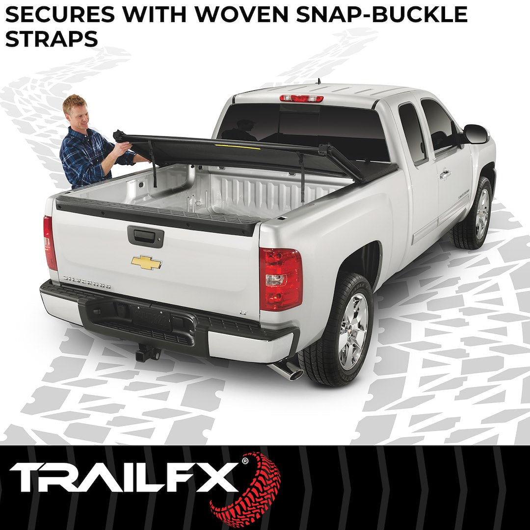 TrailFX 2019–2024 Soft Folding Tonneau Cover For Ram 1500-3500 8' (TFX2003) - product image 6
