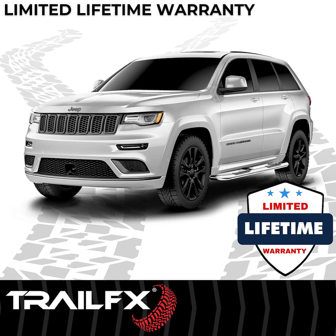 TrailFX 2011–2021 3" Round Step Bar For Jeep Grand Cherokee/WK- Stainless (A0023S) - product image 7