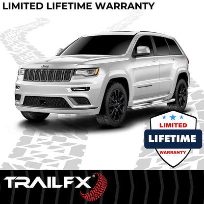 TrailFX 2011–2021 3" Round Step Bar For Jeep Grand Cherokee/WK- Stainless (A0023S) - product image 7