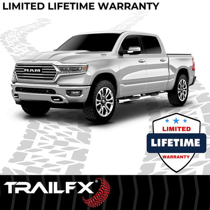 TrailFX 2019–2026 5" Oval Bent Step Bar For Ram 1500 Extended- Stainless (A7085S) - product image 8