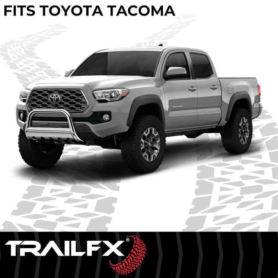 TrailFX 2016–2023 3" Round Bull Bar For Toyota Tacoma-Stainless (B0030S) - product image 7