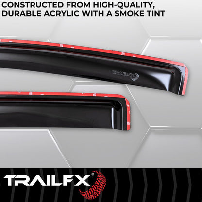 TrailFX 2015–2022 In Channel 4-Piece Window Vent For GM Colorado/Canyon (4995IC) - product image 4