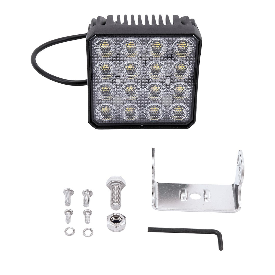 TrailFX 4" x 4" LED Light w/Flashing Func- Single (4X4WLAMF1) - product image 2