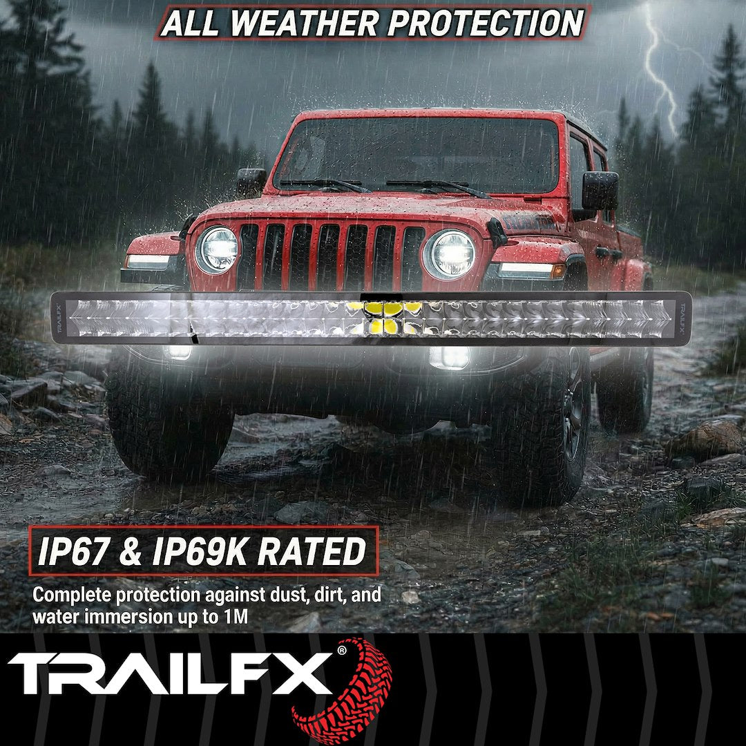 TrailFX 30" Double Row LED Light Bar- Black Edition (30DRBKCM) - product image 7