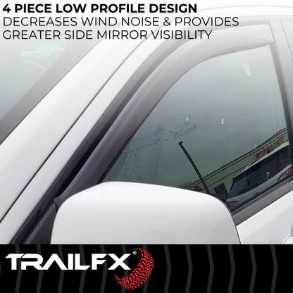TrailFX 1999–2016 In Channel 4-Piece Window Vent For Ford Superduty (4953IC) - product image 5